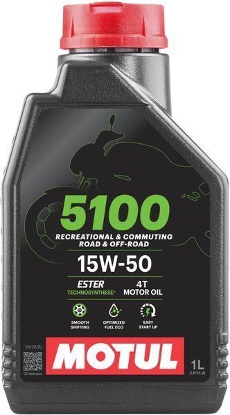 Олива для 4-х тактних двигунів Technosynthese естерова 836711/5100 4T SAE 15W50 (1L)/104080 VL-45575 фото