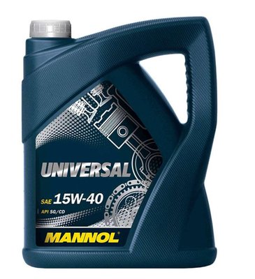 Масло автомобильное, 5л (SAE 15W-40, минеральное, Universal API SG/CD) MANNOL M-798 фото