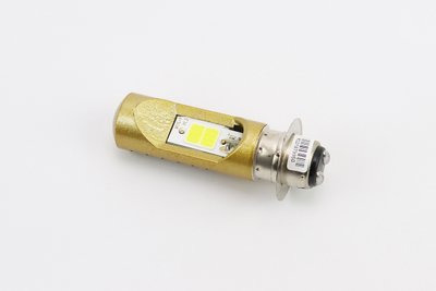 Лампа фары диодная P15D-25-1 - LED-2 (желтая) 354515 фото