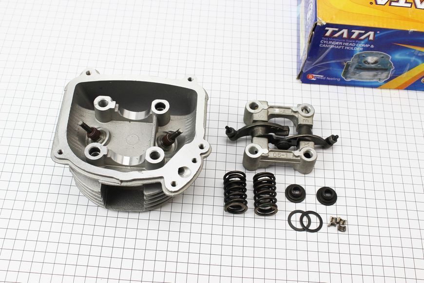 Головка цилиндра+клапана+пастель в сборе 125cc 310633 фото