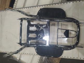 Багажник задній металевий Alpha (з підніжками) K-388 фото