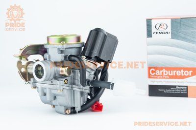 Карбюратор в зборі (метал. кришка) 80cc відмінна якість P-349959 фото