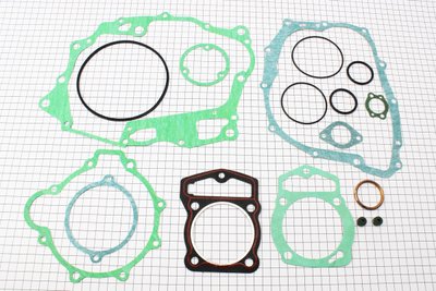 Прокладки двигателя CB-250cc-67мм, к-кт 17 деталей 321410 фото