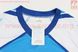 Футболка (Джерсі) чоловіча M-(Polyester 100%), короткі рукави, вільний крій, біло-синя, НЕ оригінал 408137 фото 3