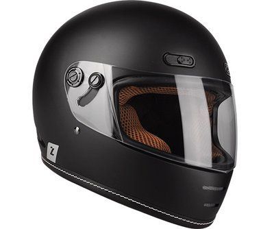 Мотошолом LAZER OROSHI Solid Matt Black XL бельгійська якість mt-000004135_5 фото