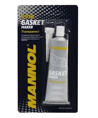 Герметик 85г (силиконовый, вулканизирующийся) (9916 Gasket Maker Transparent) MANNOL F-479 фото