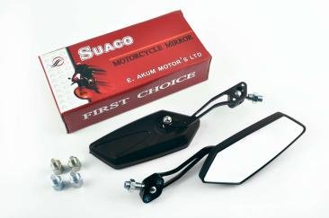 Дзеркала багатокутні mod:200, 8/10mm (чорні) SUACO Z-493 фото