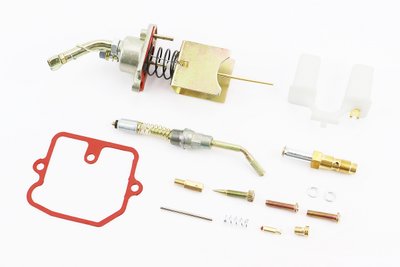 Ремонтный комплект карбюратора К65Т (полный), 13 деталей+поплавок+крышка+рычаг 341138 фото