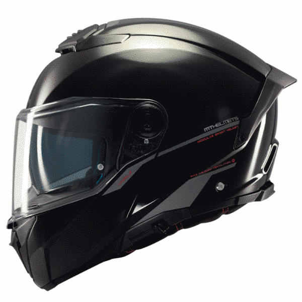 Мотошлем MT ATOM 2 SV Solid A1 Gloss Black S испанское качество mt-000006577_2 фото