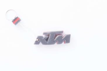 Брелок каучук (сіро-червоний) KTM AS B-829 фото