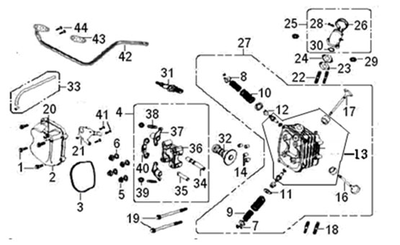 Тарілка клапанів (2 шт) - Matrix Speed Gear MATRIX 150 UT-00011721 фото