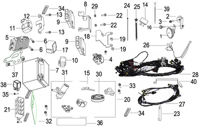 Датчик нахилу -- GEON ( Benelli ) TNT600S Benelli TNT600S UT-00043352 фото