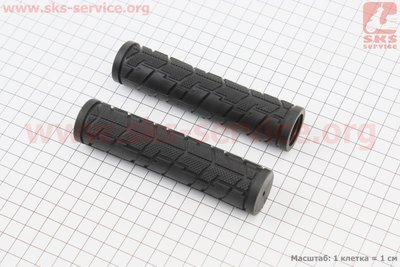 Ручки керма 125мм, чорні VLG-207 (без упаковки) 411488 фото