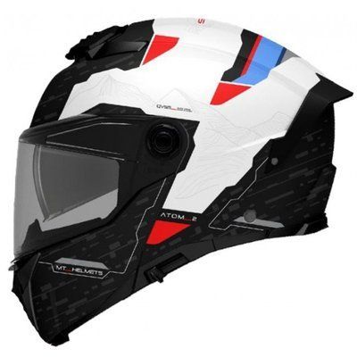 Мотошолом MT ATOM 2 SV HIGHLANDS A7 Gloss XL +Pinlock іспанська якість mt-1335C94A7107 фото