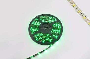 Стрічка світлодіодна SMD 5050 (зелена, вологостійка, 30 кріст/1м, бухта 5м) S-1741 фото