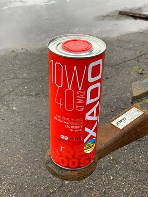 Олива XADO Atomic OIL 10W-40 4T MA2 RED BOOST ХА 26132 фото