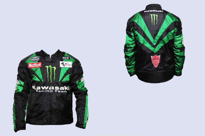 Мотокуртка KAWASAKI (текстиль) (size:S, MONSTER ENERGY) E-30 фото