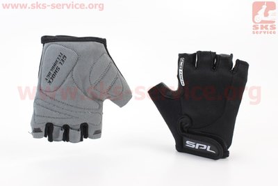 Рукавички без пальців XS-чорні, з гелевими вставками під долоню SBG-1457 408170 фото
