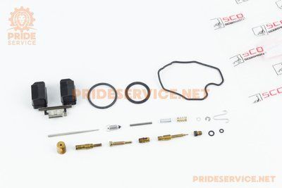 Ремонтный комплект карбюратора 125-150cc, 17 деталей+поплавок японская технология P-326599 фото
