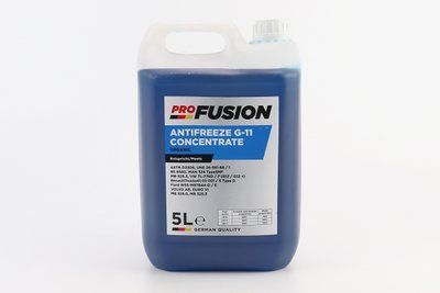 Рідина охолоджуюча концентрат -38&deg;C 1:1 "АНТИФРИЗ G11", блакитна 5L відмінна якість 304652 фото