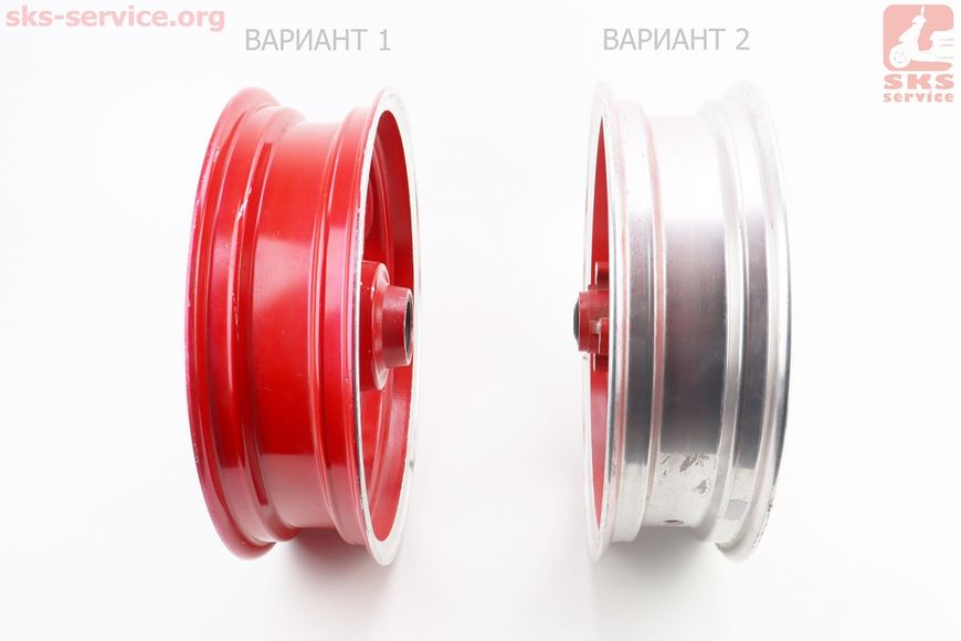 УЦІНКА Диск передній литий MT3,50x13 d12mm (диск гальм. 3 болта) "3 промені" червоний/сірий (VIPER - F1) (див. фото) 306063 фото