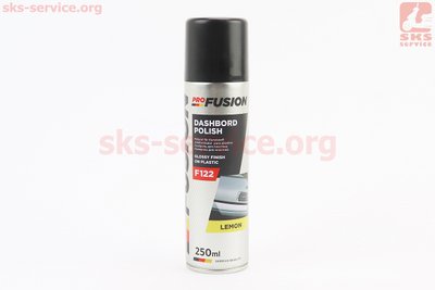 Поліроль для пластика з ароматизатором (лимон) "DASHBOARD POLISH", Аерозоль 250ml 304620 фото