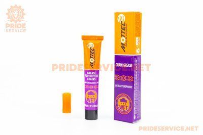 Смазка для приводных цепей с ревитализантом + PTFE (сверхводостойкая) "MOTTEC GREASE FOR BICYCLE CHAINS", туба 20ml XM10018 украинское качество P-304870 фото