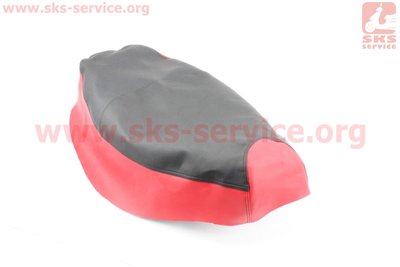 Чохол сидіння (еластичний, міцний матеріал) чорний/червоний 315191 фото