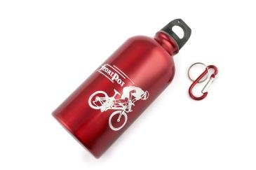 Велосипедна фляга (алюмінієва, червона) (500ml) YKX D-1532 фото