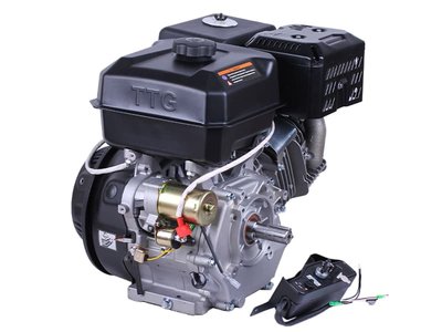 Двигун 188FE - бензин (під шпонку діаметр 25 мм) (13 к.с.) з електростартером - TTG TTG-DV-40-188F фото