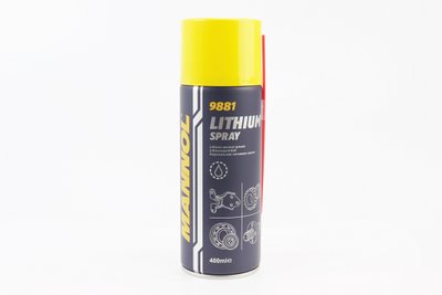 Мастило багатофункціональне літієве "Lithium spray", Аерозоль 400ml 304489 фото