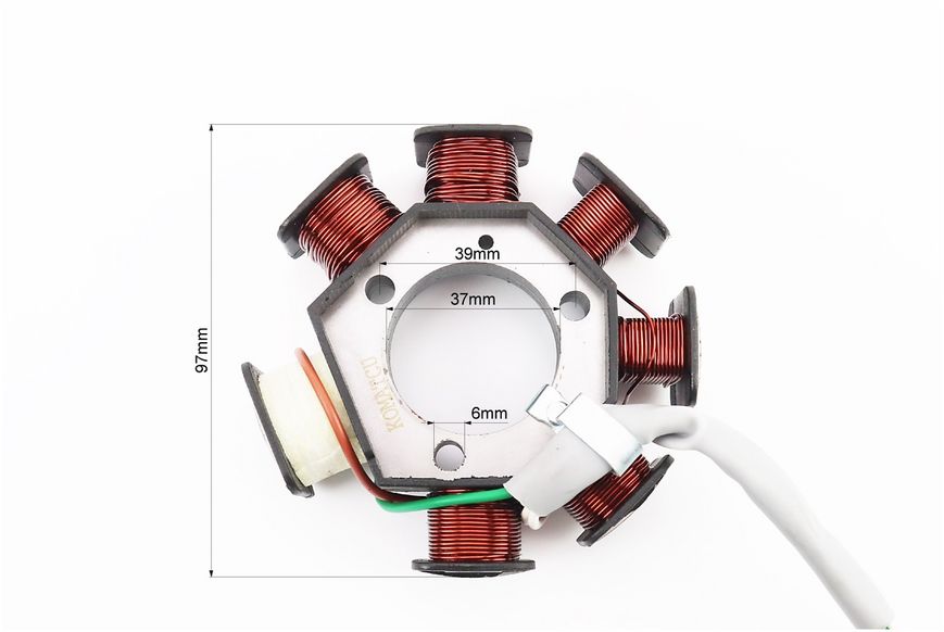 Статор магнето (генератора) (7 катушек разъем "мама/мама 4+3") 506007 фото