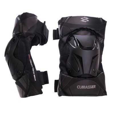 Мотонаколенники CUIRASSIER KOL-3 Black отличное качество mt-000005106 фото