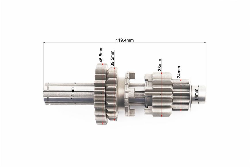Коробка передач (два вали з шестернями) d-14мм під сепаратор 338622 фото