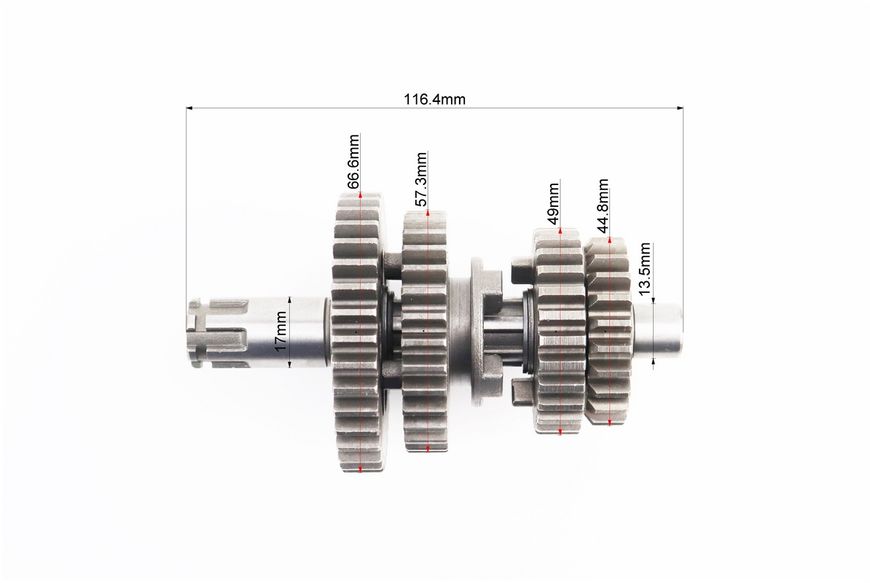 Коробка передач (два вали з шестернями) d-14мм під сепаратор 338622 фото
