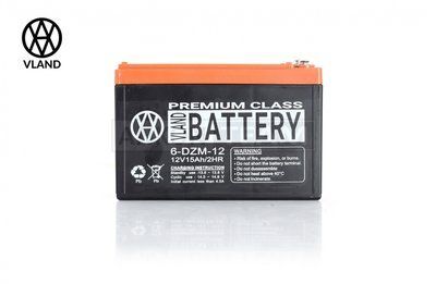 Акумулятор AGM 12V 15A 150-101-99mm 6-DZM-12 тяговий "VLAND" (електро вело/скутери, 2024) A-026070 фото