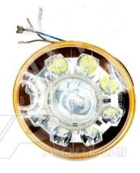 Вставка у фару світлодіодна кругла (D=16cm 21W, 8 лампочок, дальній/ближній) EVO O-194330 фото