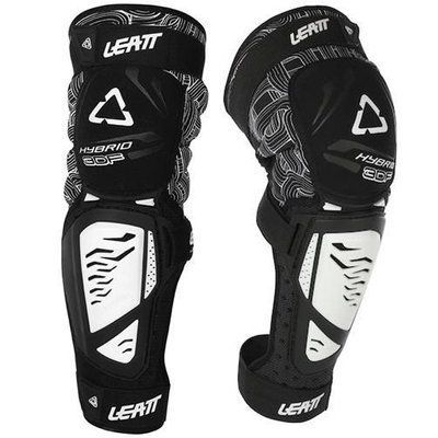 Мотонаколенники Leatt 3DF Hubrid Long White отличное качество mt-000002001 фото