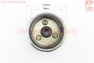 Ротор магнето (на 2 котушки) з обгінною муфтою 338007 фото