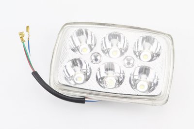 Фары квадратной передняя часть DELTA/ALPHA 6-LED, 145*100мм TUNING 318978 фото