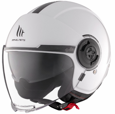 Мотошлем MT VIALE SV SB PURE A0 Gloss L испанское качество mt-132500PA0106 фото