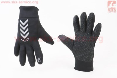Перчатки мотоциклетні XL-Чорні (сенсорний палець) 355033 фото