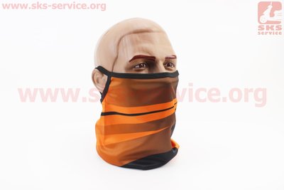 Маска лица пылезащитная "KTM", с оранжевым рисунком, GE-108 354233 фото