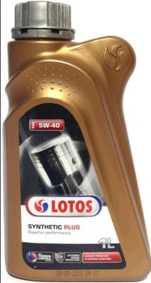 Масло автомобильное, 1л (SAE 5W-40, синтетика) (Synthetic Plus) LOTOS (#GPL) M-857 фото