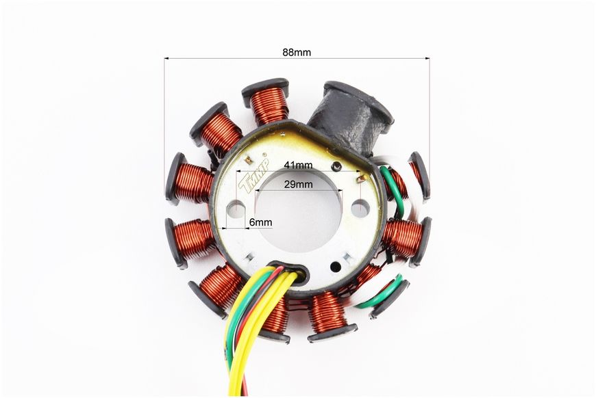 Статор магнето (генератора) (11 котушок роз'єм "мама 4+2") висота 31мм, тип 2 310559 фото