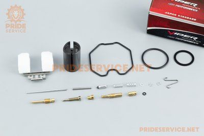 Viper-V200N Ремонтный комплект карбюратора 150-200cc, 19 деталей+поплавок P-505386 фото