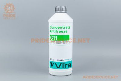 Рідина охолодна концентрат -33&deg;C 1:1 "АНТИФРИЗ G11", зелений 1,5L відмінна якість P-304804 фото