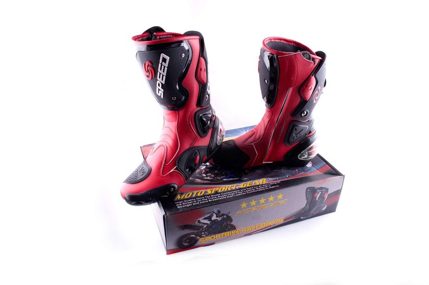 Черевики PROBIKER (mod:1001, size:45, червоні) O-1385 фото