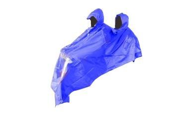 Плащ дощовик для їзди на скутері вдвох (синій, xxl) Q C-1659 фото