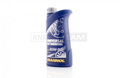 Масло трансмиссионное 1л 80W-90 "MANNOL" GL-4 ГЕРМАНИЯ (UNIVERSAL GETRIEBEOEL) #8107 A-014415 фото